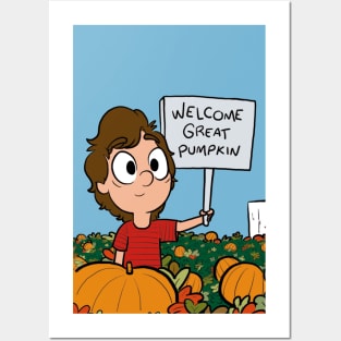 Welcome Great Pumpkin Posters and Art